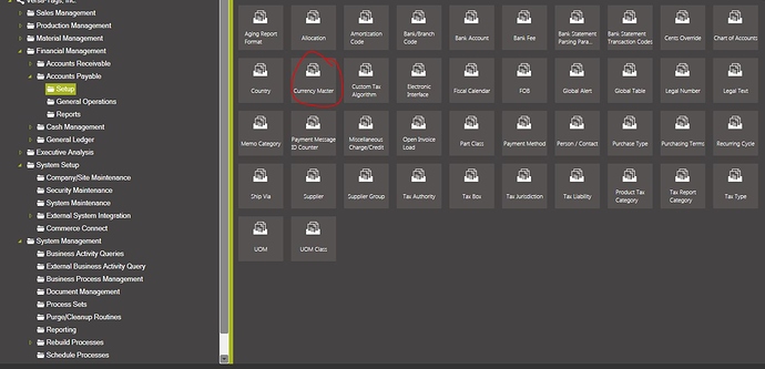currency issue