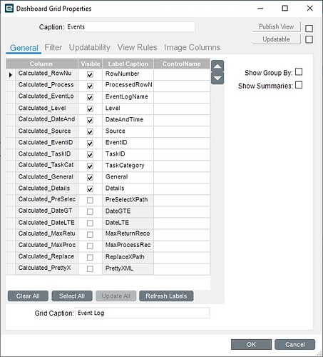 EventLogMainGrid