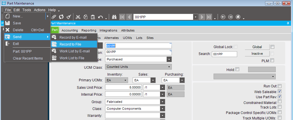 Launching Specific Epicor Module From Shortcut Epicor ERP 10