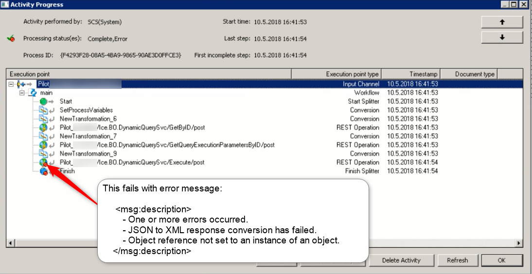 REST - JSON to XML response conversion error in Service Connect ...
