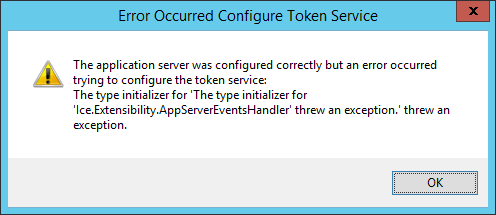 Error Occurred Configure Token Service - Erp 10 - Epicor User Help Forum