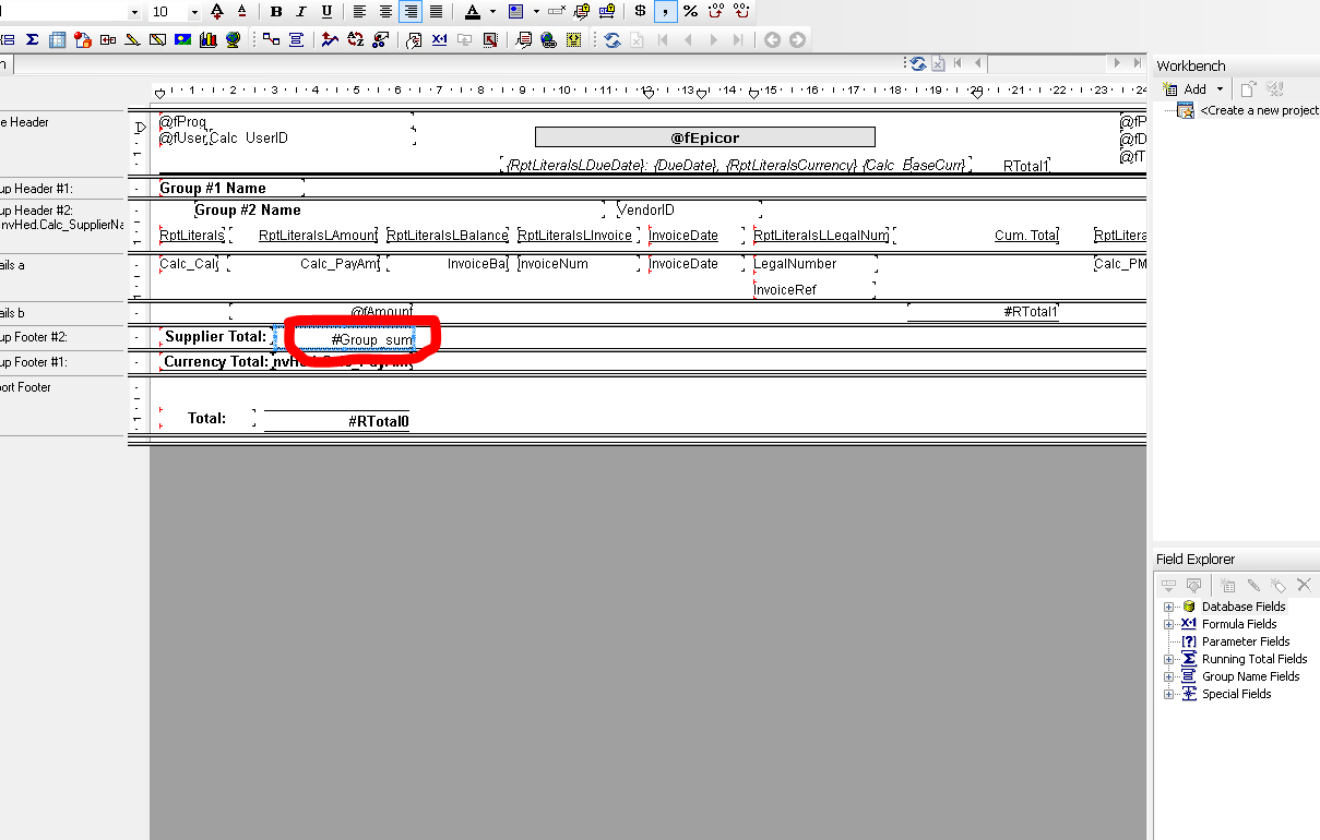 Crystal report help how to exclude negative running balances