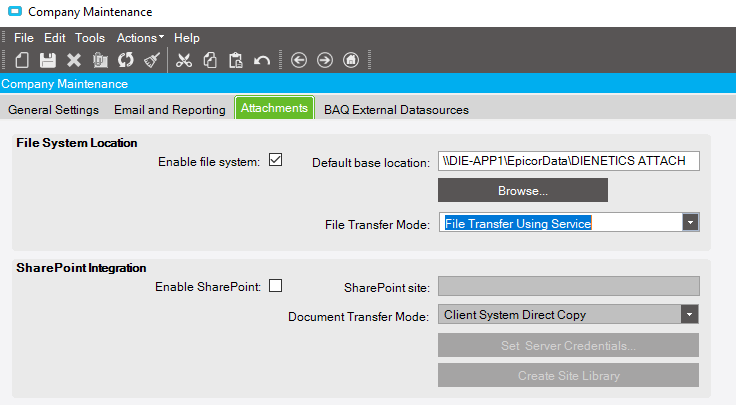 Document Attachment error Epicor ERP 10 Epicor User Help Forum