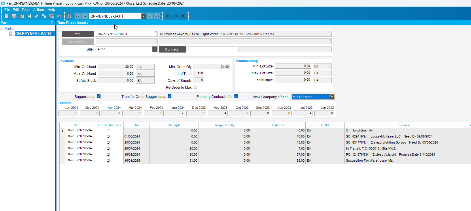 PO Suggestions Not Making Sense - Epicor ERP 10 - Epicor User Help Forum