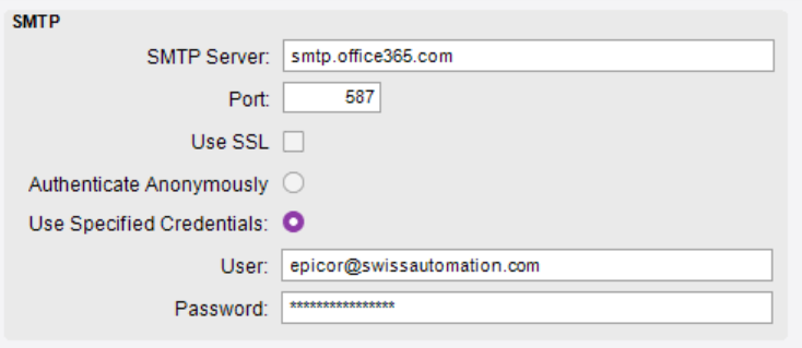 SMTP Stupidity? - ERP 10 - Epicor User Help Forum